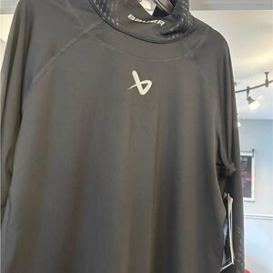 Bauer Black hockey neck guard shirt XXL